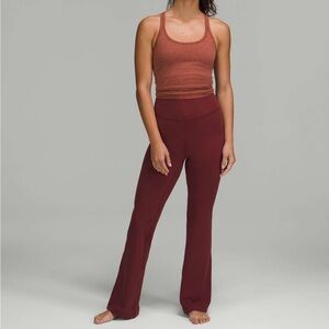 NWT~ Lululemon Groove Super-High-Rise Flared Pant *Nulu
Red Merlot~6